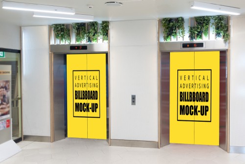 Signage and Advertising within Lifts